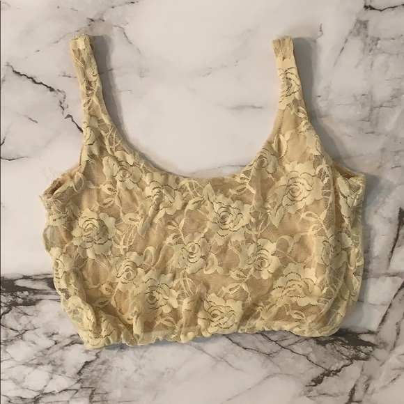 Brandy Melville Other - Brandy Melville lace crop tank / bralette